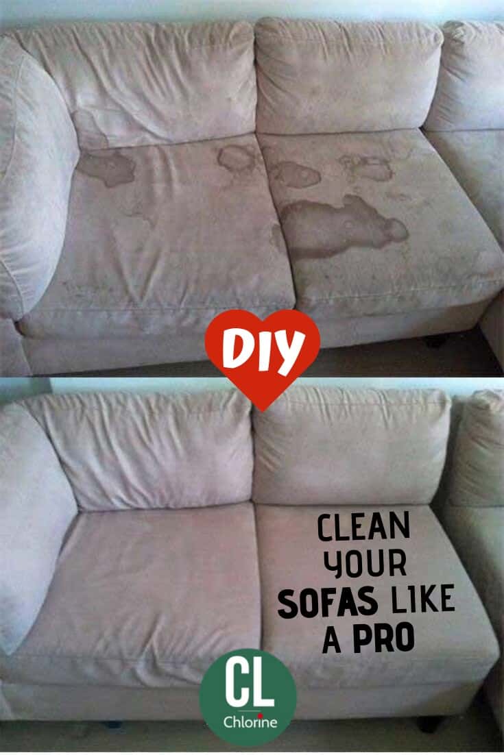 clean stains from sofas