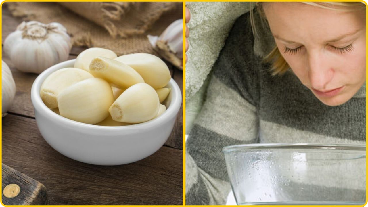 garlic for stuffy nose common cold