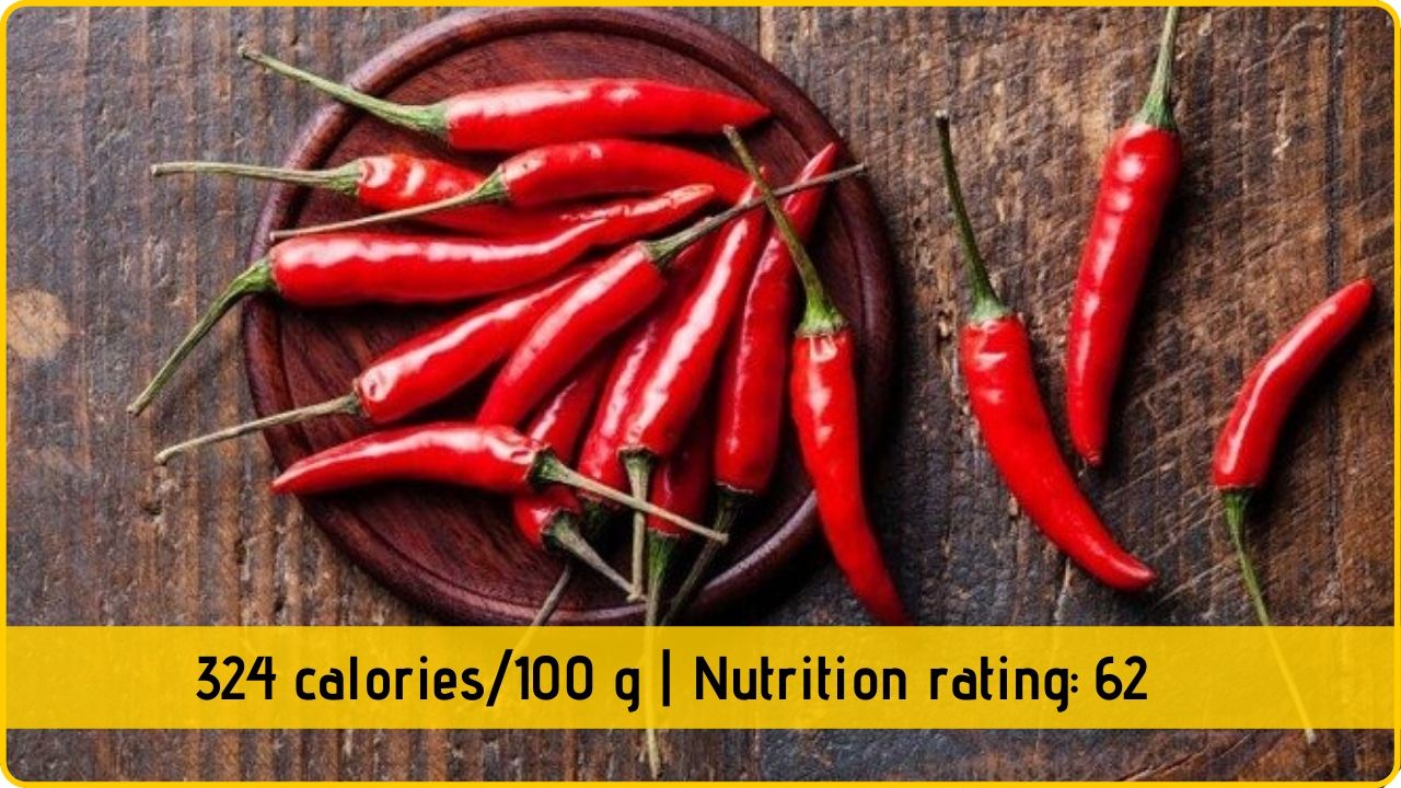 red pepper nutrion health benefits