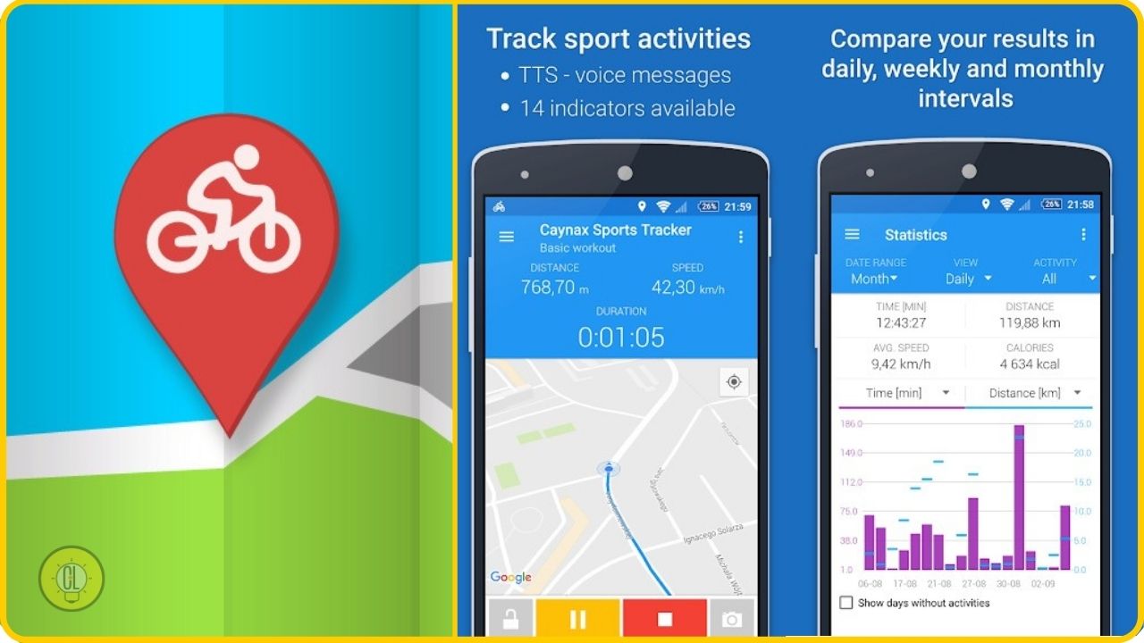 android app sports and fitness running