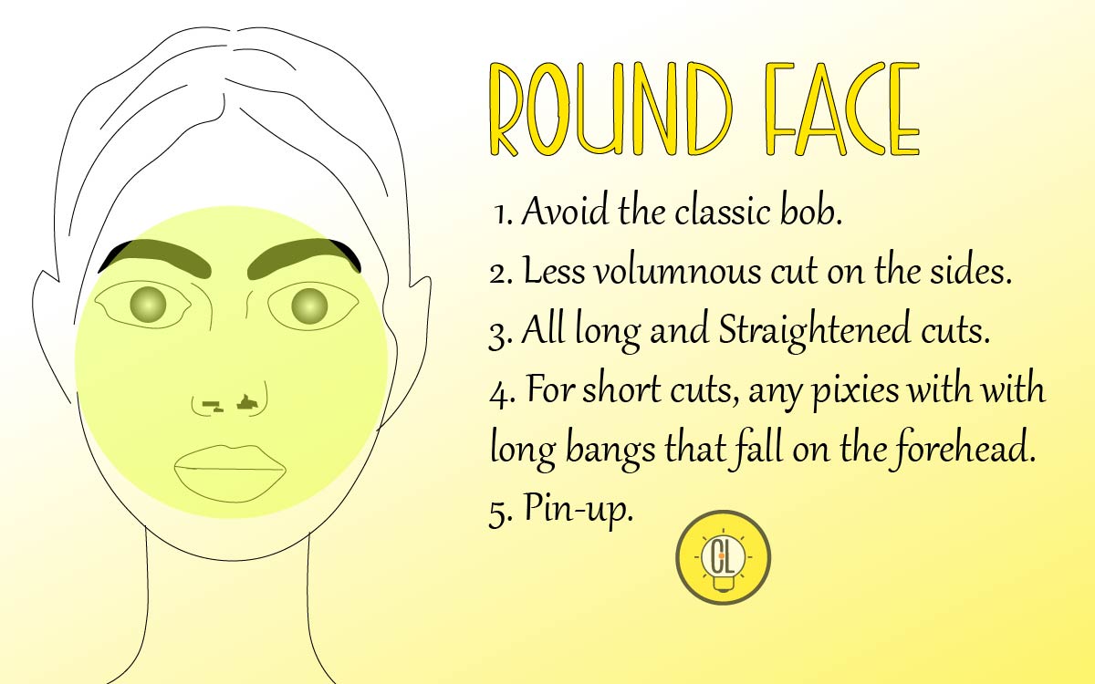 Round face Hairstyles