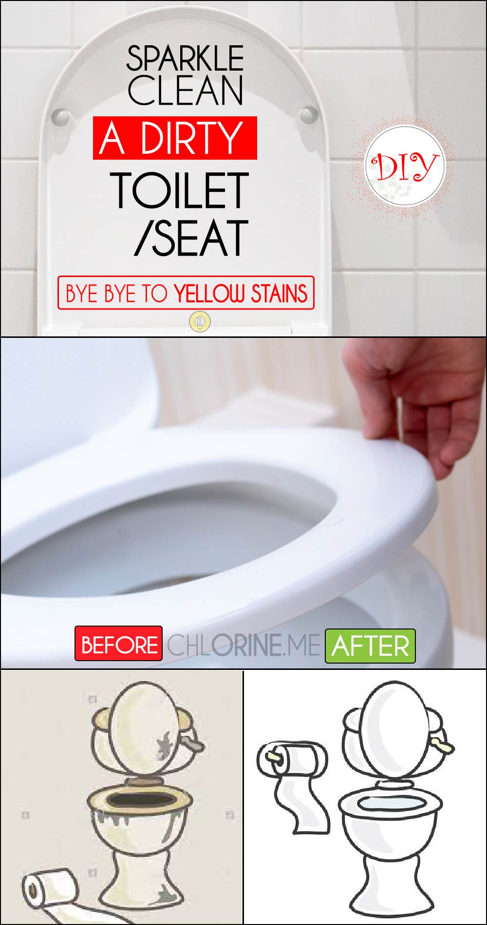 how to sparkle clean toilet seat