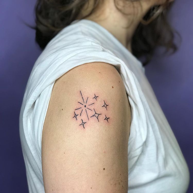 gorgeous star tattoos