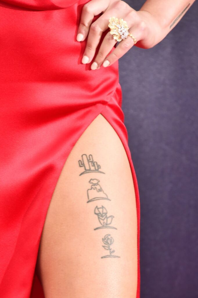 hasley patchwork tattoos Ashley Nicolette Frangipane tattoos 1