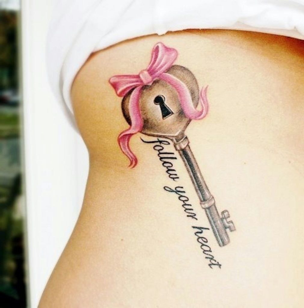 amazing 3d key tattoo with meaning