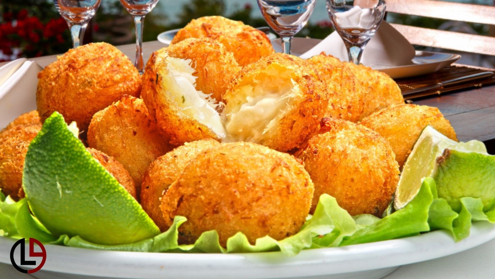 Salt cod fritters are an Italian dish that is made with salt cod flour eggs