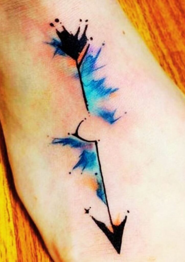 broken arrow tattoo meaning