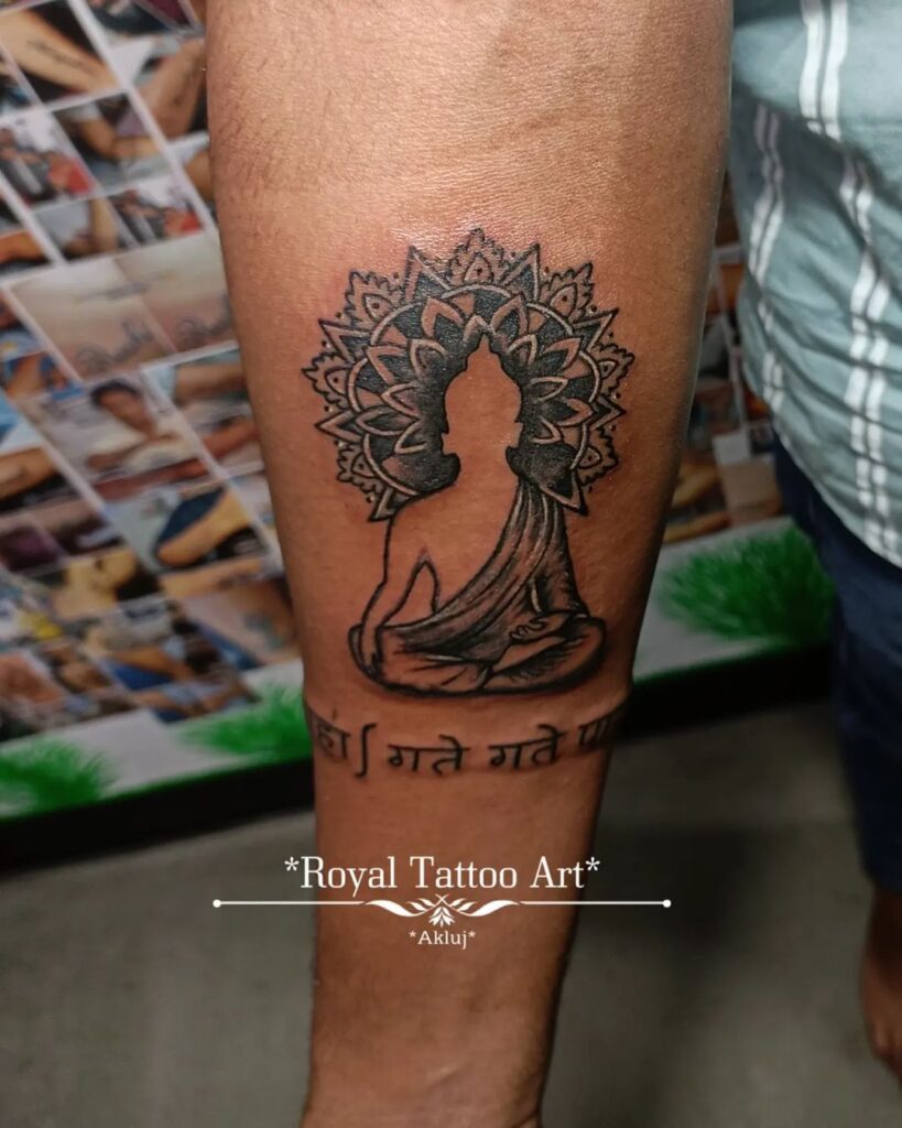 beautiful buddha tattoo