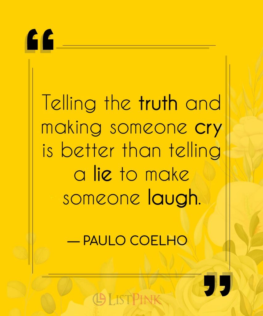 quotes about telling truth paulo 01