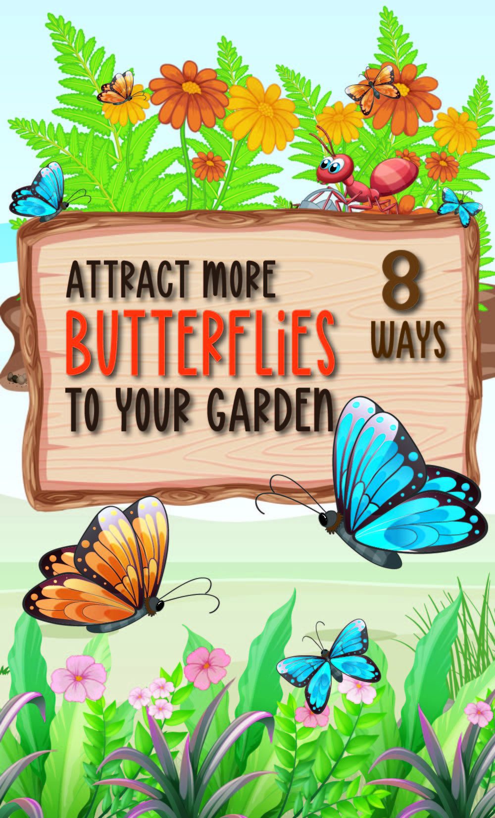 how to attract more butterlies to your garden 01
