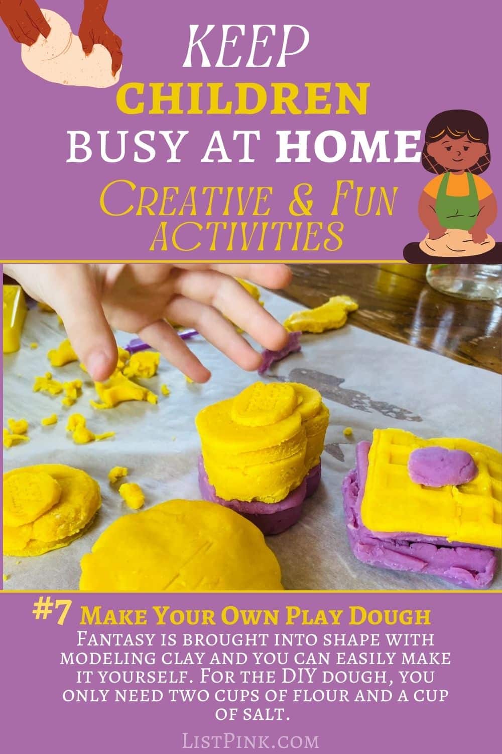 homemade play dough for children activities