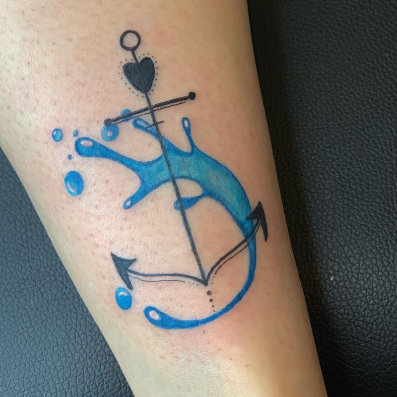 meaningful anchor tattoos for couples